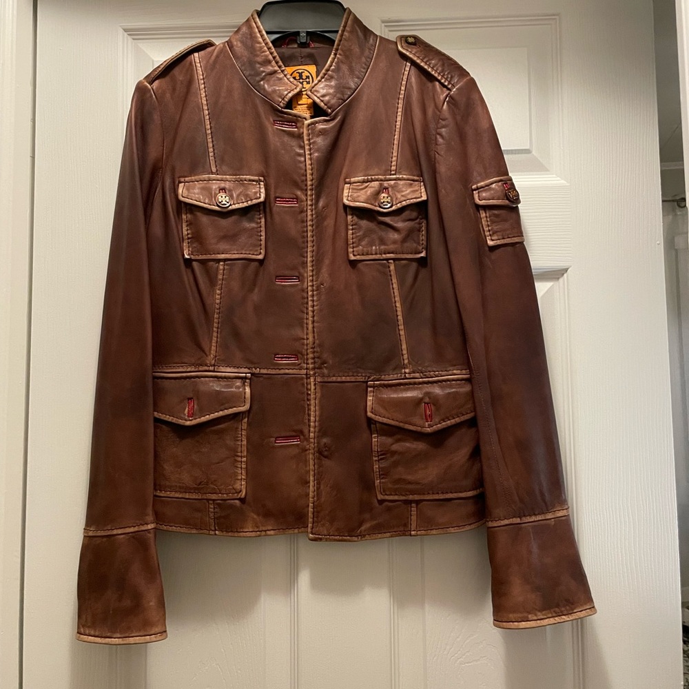 Tory Burch leather jacket